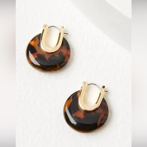 LOFT Tortoise Shell Earrings NWT